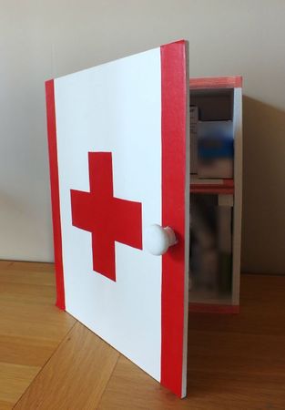 Pas à pas stephaniebricole - ARMOIRE A PHARMACIE