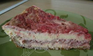 cheesecake chocolat blanc et framboises 2