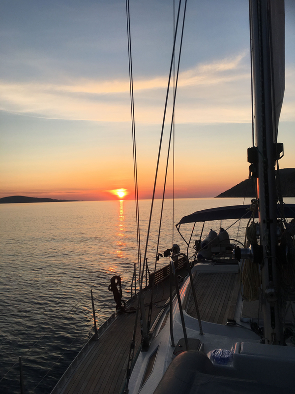 Coucher de soleil dans le Pakleni Kanal, vendredi 20 mars 2020 (3)