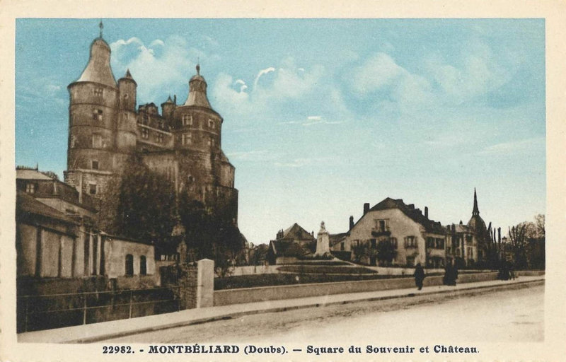 CPA Montbéliard Château
