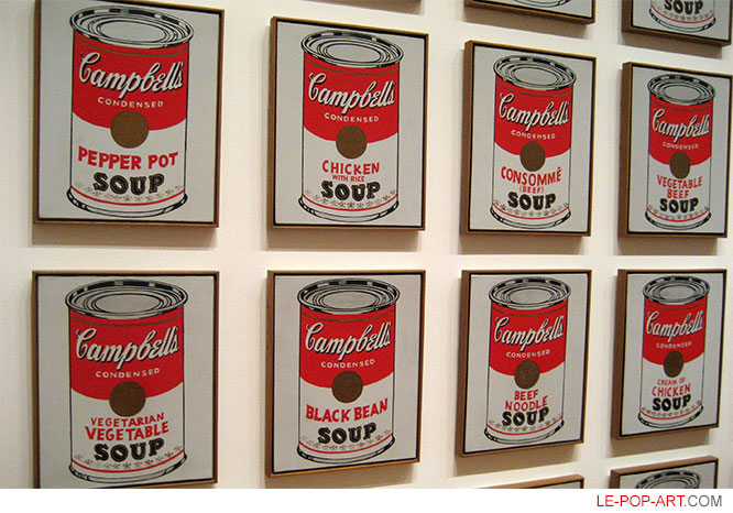 andy-warhol soupe Campbell