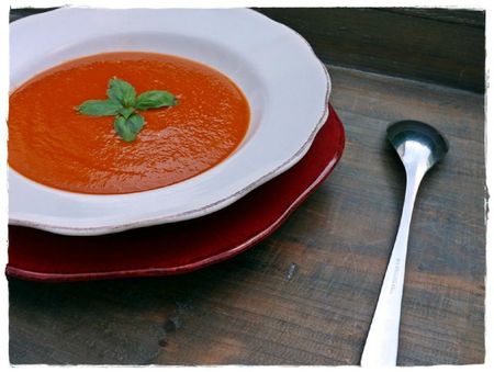 Velouté de tomates... du jardin recettes Velouté de tomates... du jardin