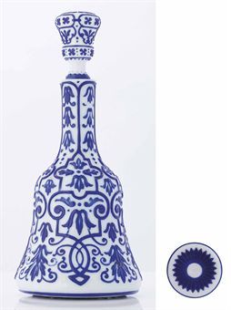 an_unusual_blue_overlay_white_glass_bell_shaped_bottle_and_stopper_18t_d5379624h