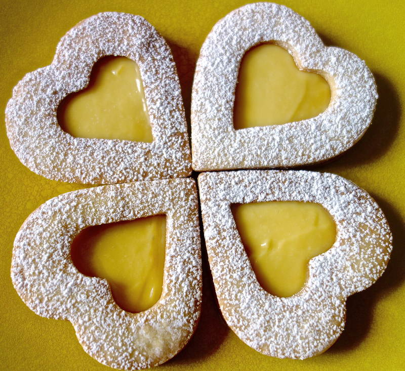 coeurs sablés au lemon cure