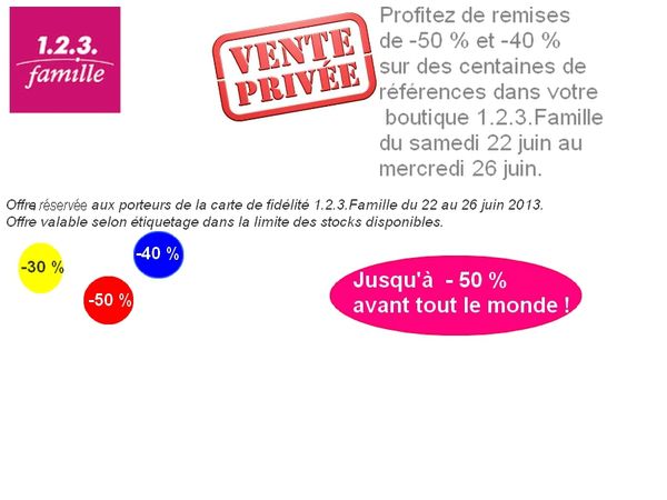 news vente privée juin 2013