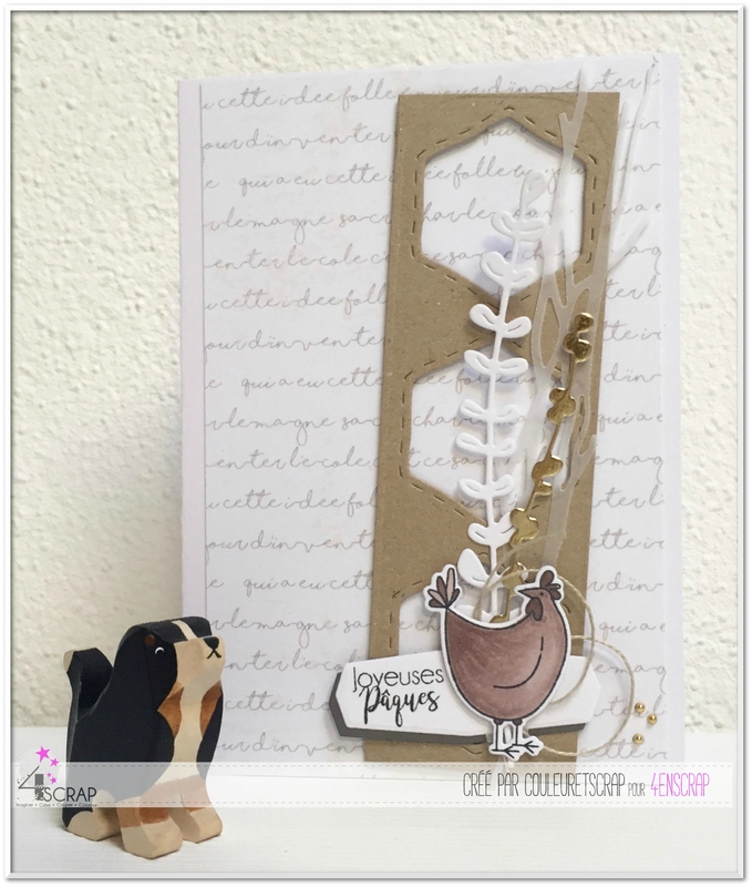Couleuretscrap_pour_4enscrap_J1_carte_Joyeuses_pâques_kraft