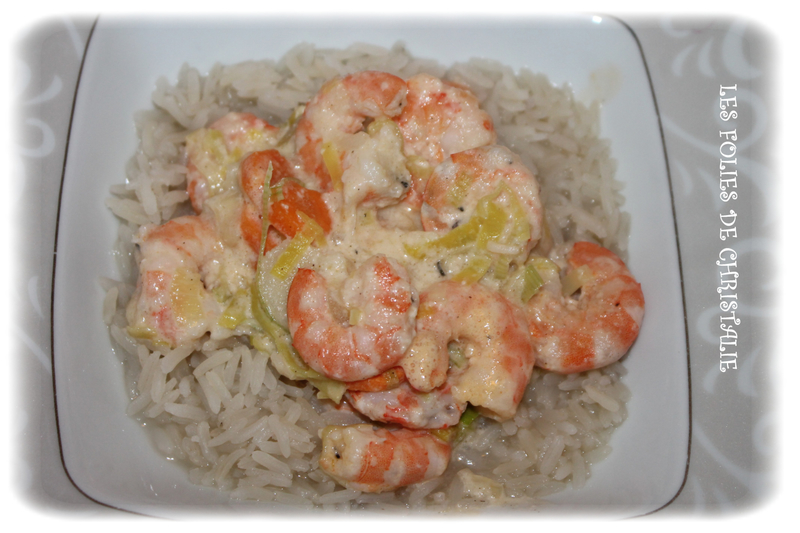 Crevettes à la crème 3
