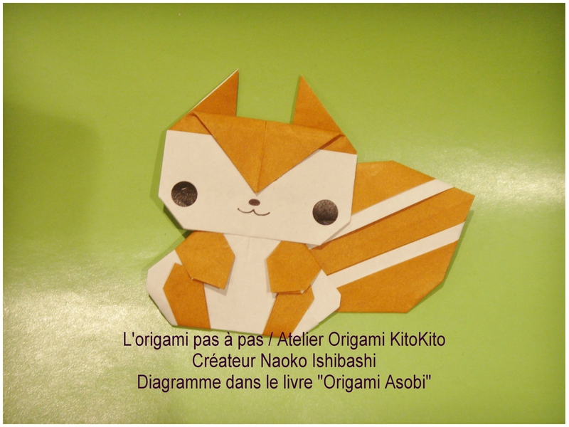 Atelier Origami KitoKito Ecureuil2