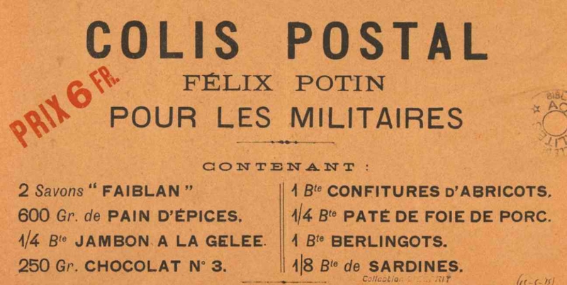 Colis postal 6 fr