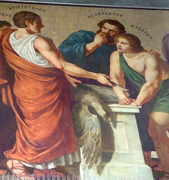 Aristotele, Theofrasto, Stratone di Lampsaco