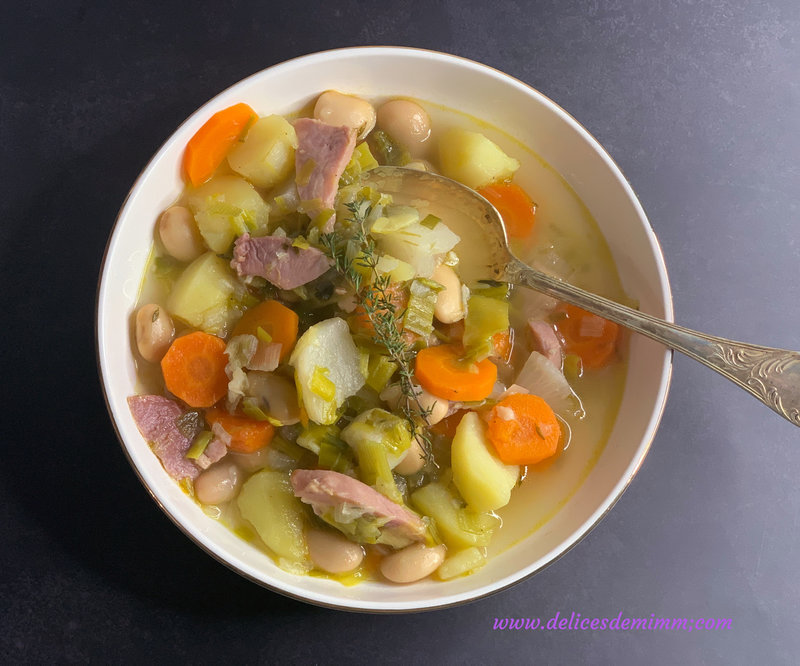 Soupe paysanne au talon de jambon 3