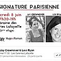 Dédicace de Jay Crownover et <b>Lexi</b> <b>Ryan</b> à Paris
