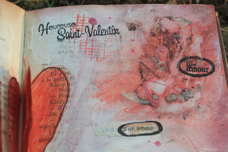 art journal -st-valentin 2