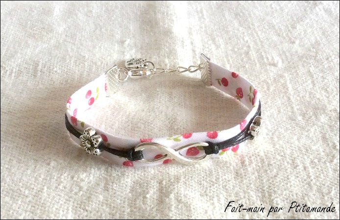 Bracelet cerises infini