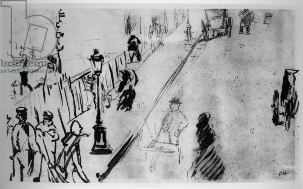 Manet, rue mosnier, étude