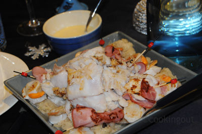 Choucroute aux poissons à ma façon avec son beurre blanc allégé recettes saumon a la plancha, choucroute et sauce légère