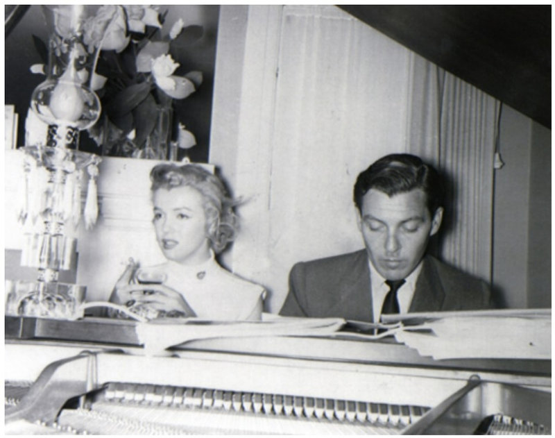 1948-Kargers_Home-Marilyn_Monroe_with_Fred_Karger-collection_Terry_Karger