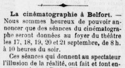1896 09 17 Belfort 1ère séance Cinéma Le_Ralliement p2R