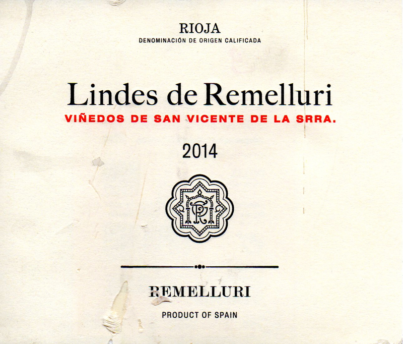 9R Rioja-Lindes de Remelluri-La Granja de Remelluri_2014