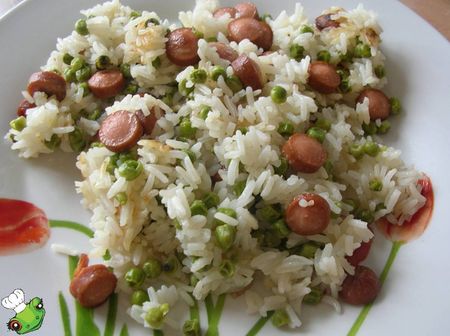 Riz_aux_saucisses_et_petits_pois