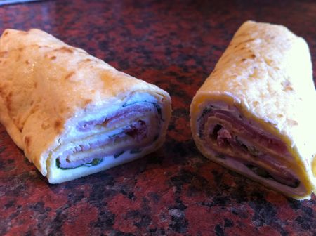 wraps jambon/chèvre recettes Wraps !