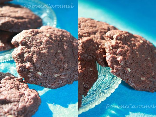 Cookies tout choco aux flocons d'avoine