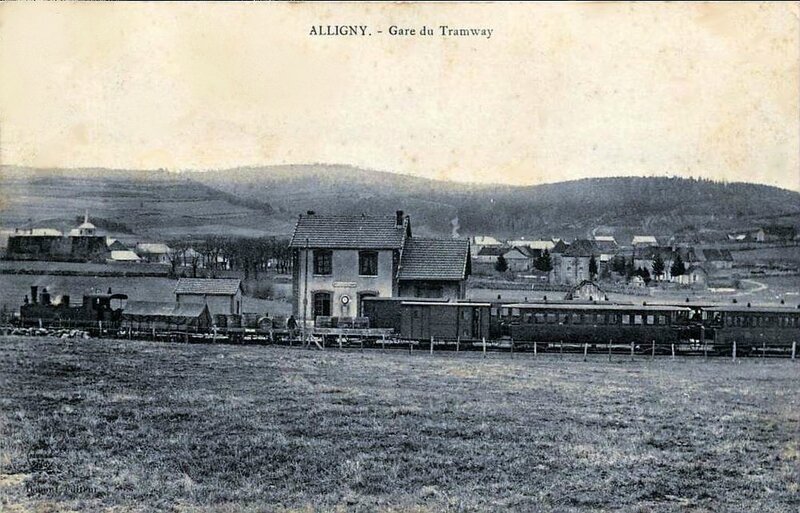 alligny en morvan 58 gare tramw