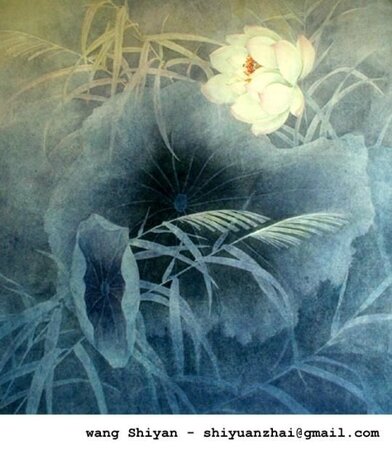 peinture_chinoise-montagne-lotus-bleu