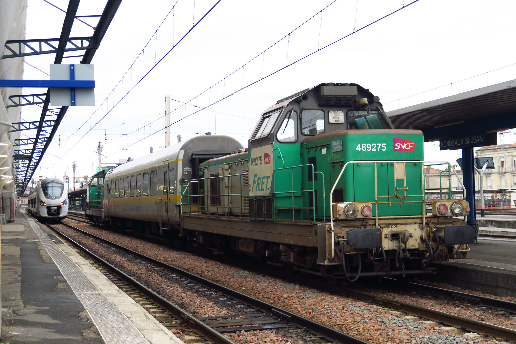 BB 69275 tournée Mauzin, gare de Bordeaux