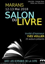 affiche salon du livre à Marans