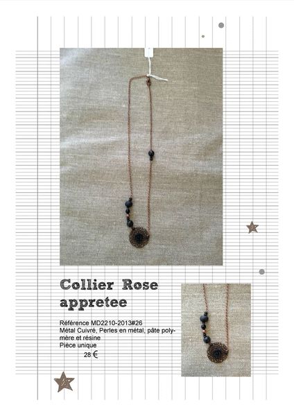 MD2210-2013#26 Collier Rose