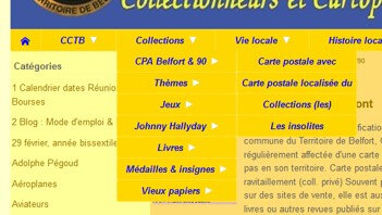Bannière blog Version 2 point 0a Menus Exemple