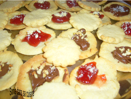 MINIS SABLES GOURMANDS ET VARIES recettes Marbré au Nutella et un bon plan à ne pas louper pour les accrocs au Nutella !