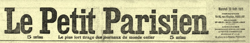 Journal Le Petit Parisien