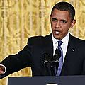 Etats-Unis: Obama fait de la politique