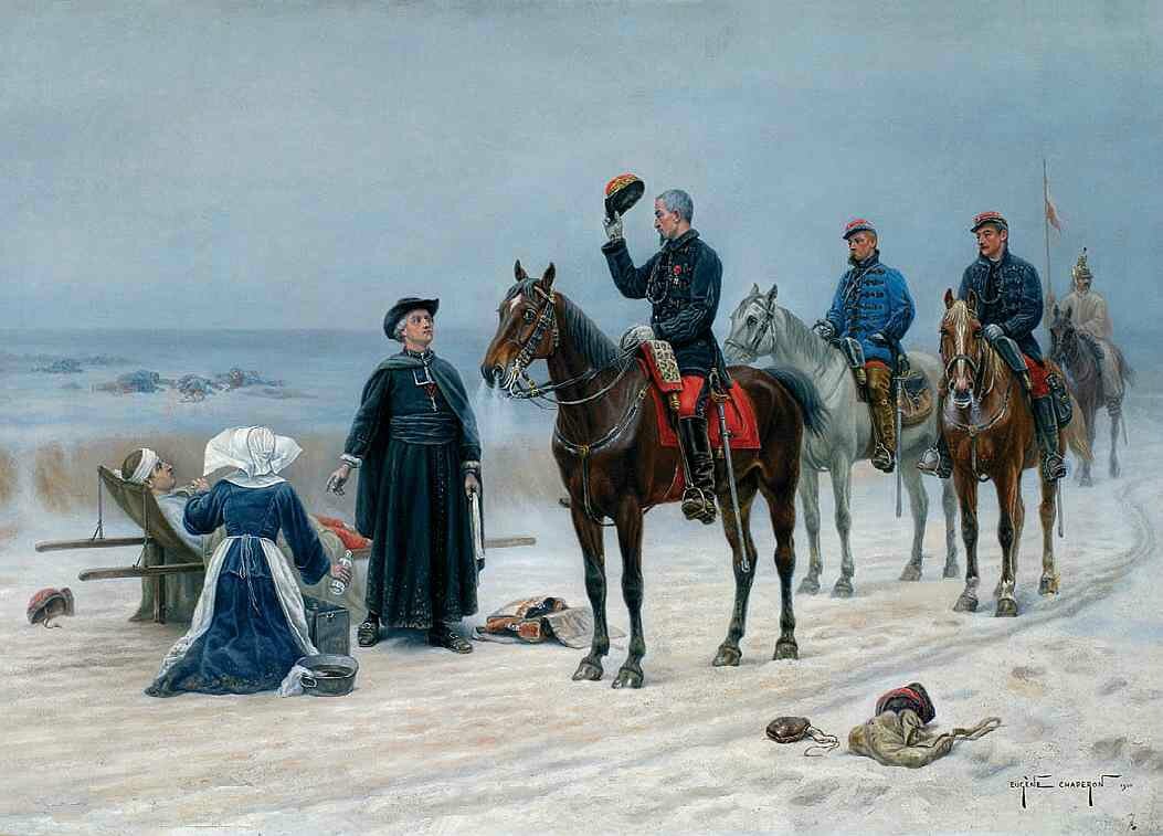 Chaperon, après la bataille (1900)