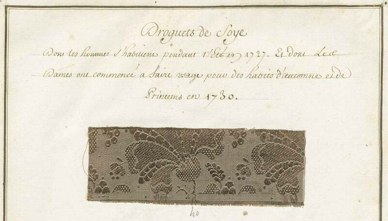 Droguets de soye