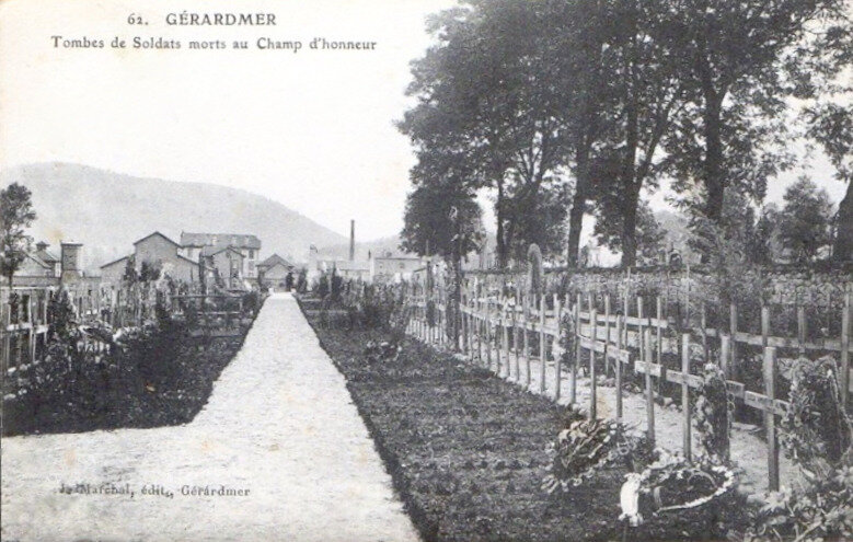 Gérardmer, tombes de soldats