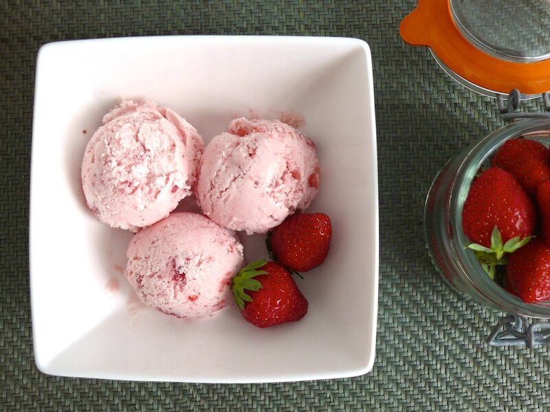 Glace fraise