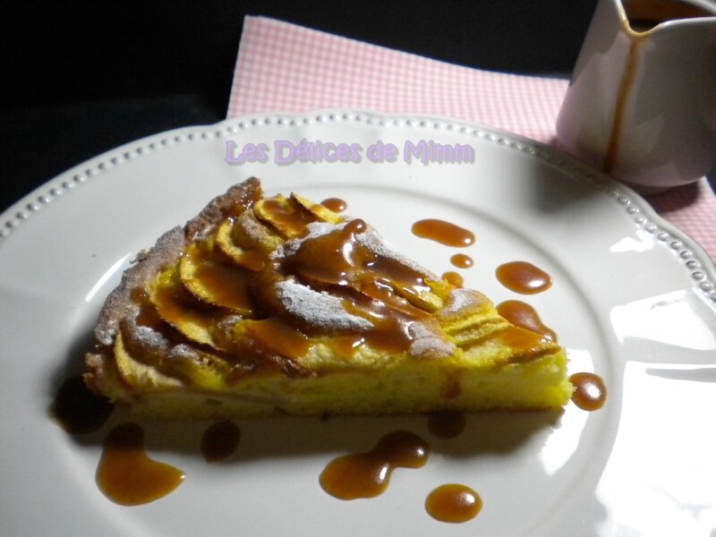 Tarte aux pommes régressive et sa sauce au caramel beurre salé 4