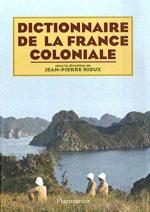 Dictionnaire France coloniale, couv