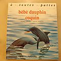 <b>bébé</b> <b>dauphin</b> <b>coquin</b>, collection à toutes pattes, éditions Nathan 1991
