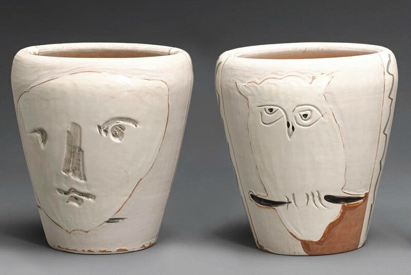Pablo Picasso, Face and Owl (A