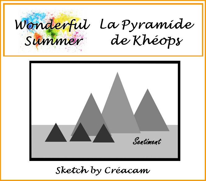 encart défi Pyramide de Khéops sketch