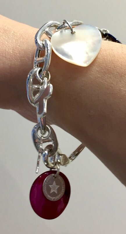Bracelet personnalisé porté