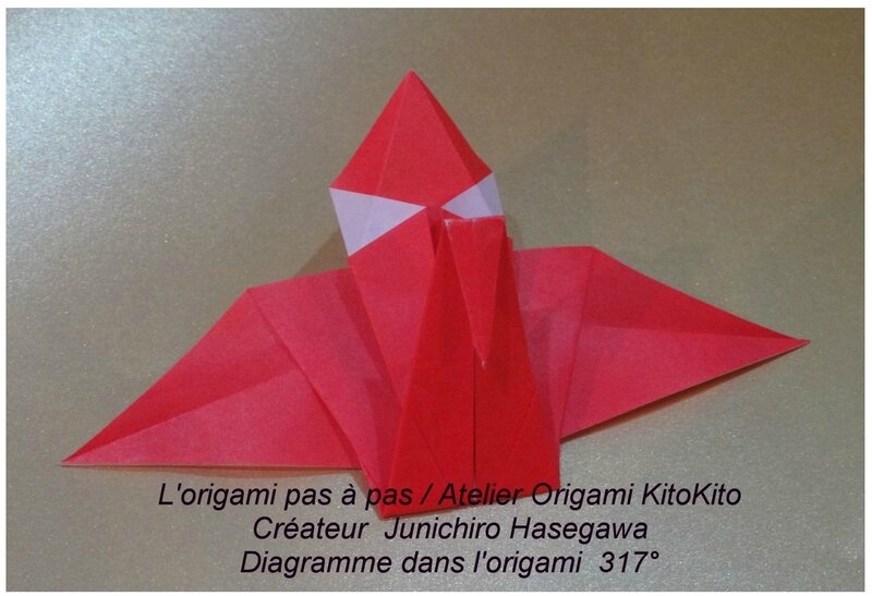Atelier Origami KitoKito Décor de la grue