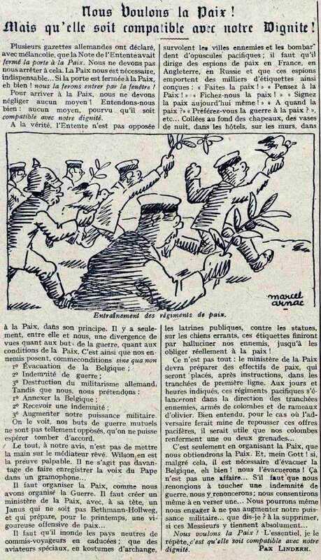 Nous voilons la Paix