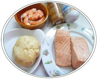 tourtes saumon crevettes en pie & co2