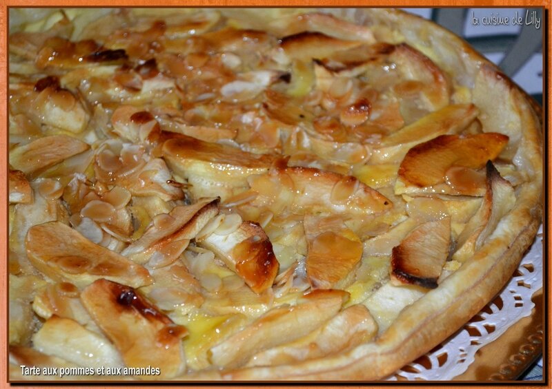 tarte aux pommes et amandes