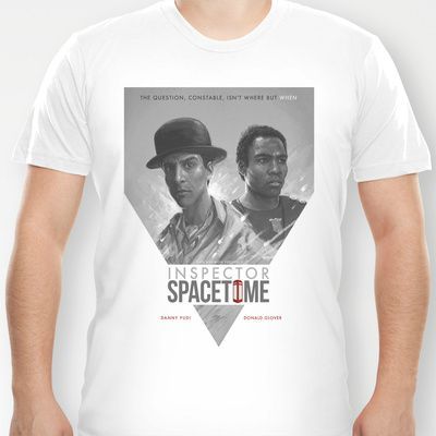 Inspector Spacetime by Sam Spratt (T-Shirt)